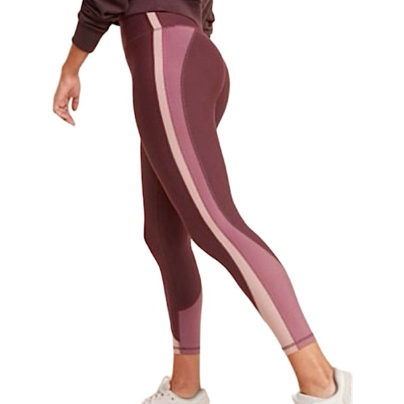 Old Navy High-Waisted Elevate Powersoft Color-Blocked 7/8 Leggings Size Small - Picture 2 of 5
